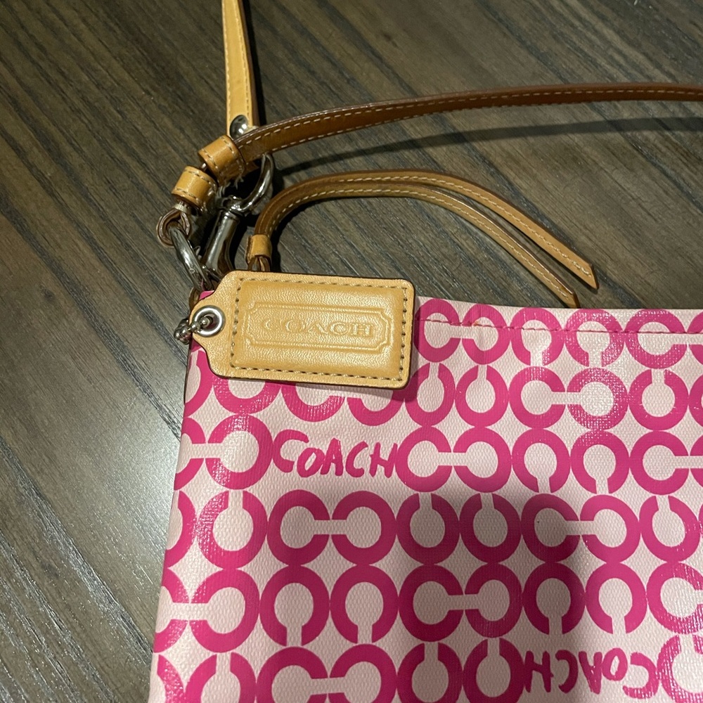 Pink Coach Purse - Picture 2 of 7